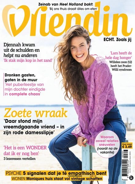 Vriendin – 12 September 2023 Cover