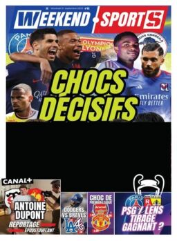 Week-end Sports – 1 Septembre 2023