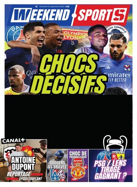 Week-end Sports – 1 Septembre 2023 Cover