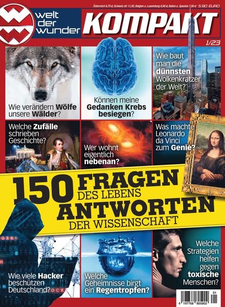 Welt der Wunder Kompakt – Nr 1 2023 Cover