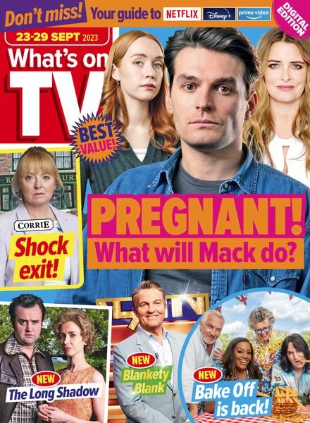 What’s on TV – 23 September 2023 Cover