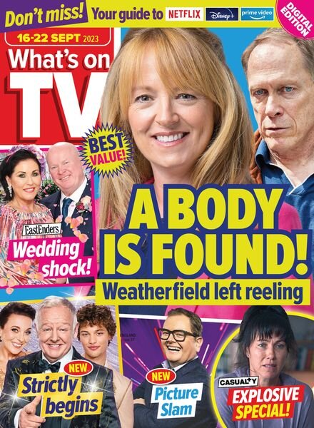 What’s on TV – Issue 424 – 16 September 2023 Cover