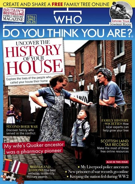 Who Do You Think You Are – October 2023 Cover
