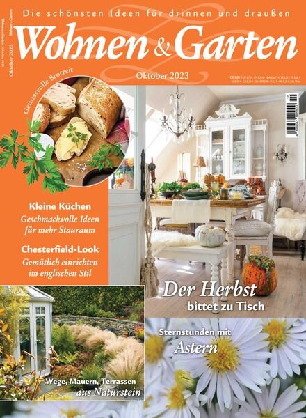 Wohnen & Garten – Oktober 2023 Cover