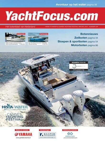 YachtFocus Magazine – 25 Augustus 2023 Cover