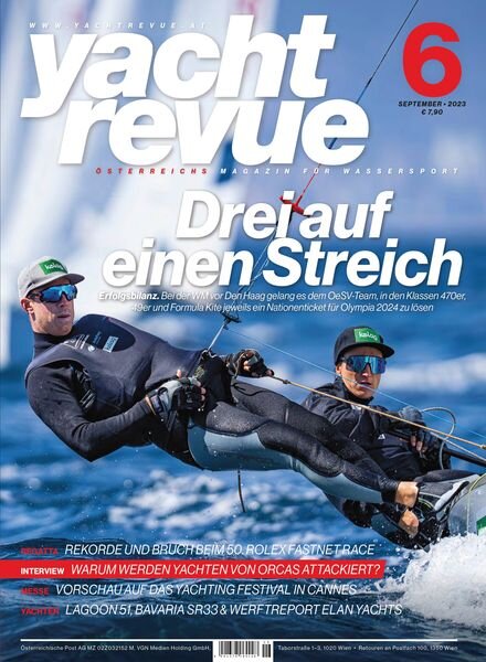 Yachtrevue – September 2023 Cover
