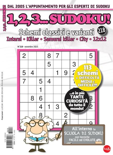 123 Sudoku – Novembre 2023 Cover