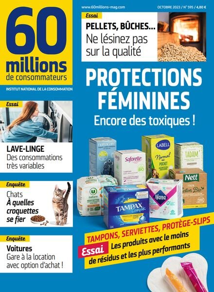 60 Millions de Consommateurs – Octobre 2023 Cover