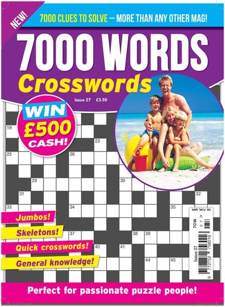 7000 Words Crosswords – Issue 27 – October 2023 Cover