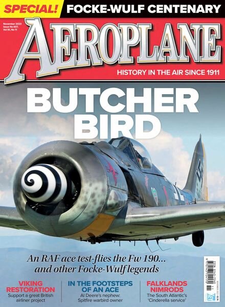 Aeroplane – Issue 607 – November 2023 Cover