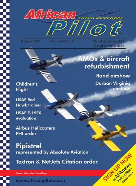 African Pilot – October 2023 Cover