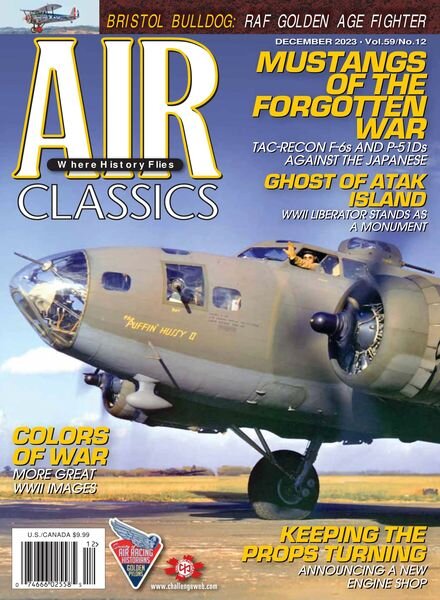 Air Classics – Where History Flies! – December 2023 Cover