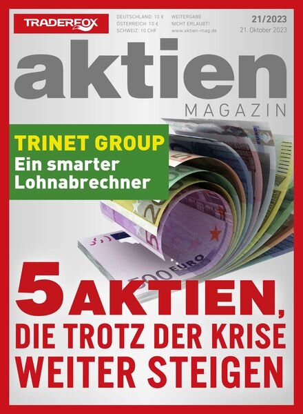 Aktien Magazin – 21 Oktober 2023 Cover