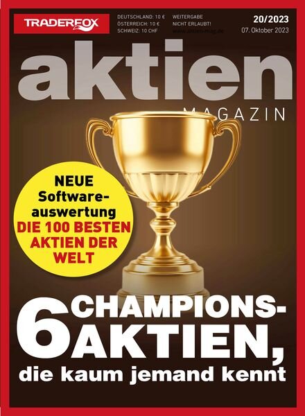 Aktien Magazin – 7 Oktober 2023 Cover