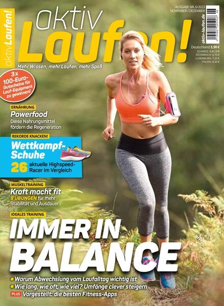 aktiv Laufen – November-Dezember 2023 Cover