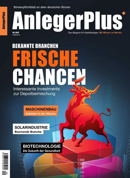 AnlegerPlus – Oktober 2023 Cover
