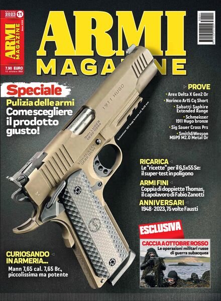 Armi Magazine – Novembre 2023 Cover