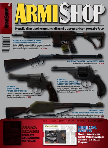 Armi Shop – Novembre 2023 Cover