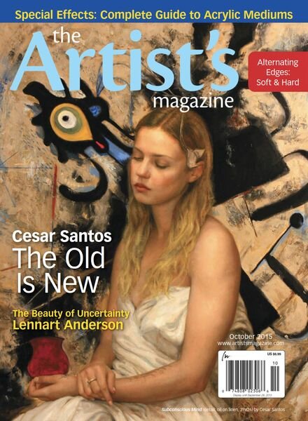 Artists Magazine – October 2015 Cover