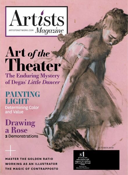 Artists Magazine – October 2018 Cover
