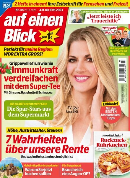 Auf Einen Blick – 26 Oktober 2023 Cover
