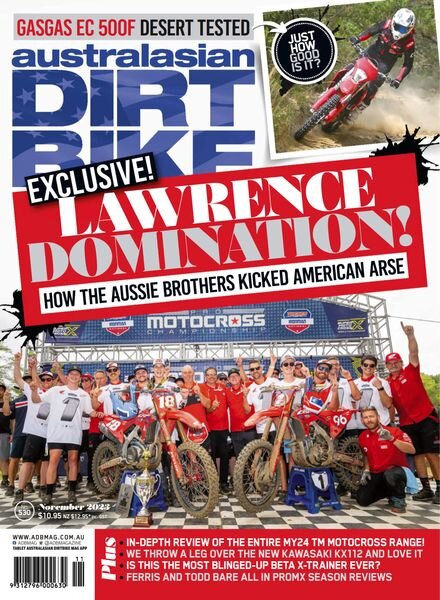 Australasian Dirt Bike – Issue 530 – November 2023 Cover