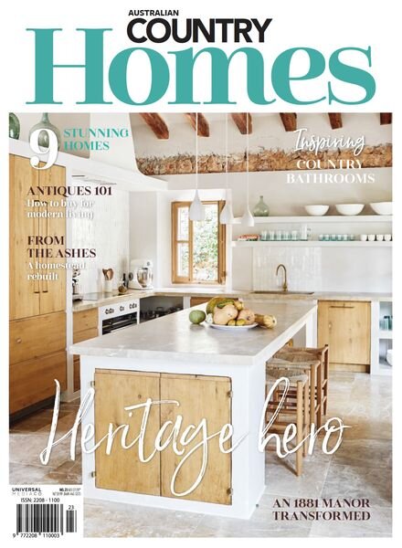 Australian Country Homes – Issue 23 – October 2023 Cover