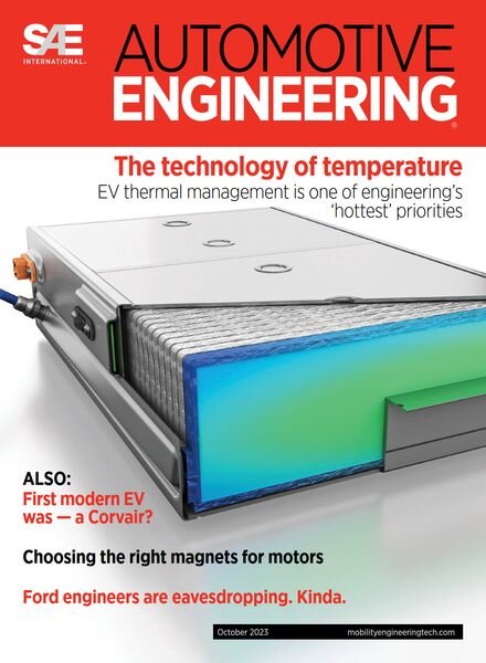 Automotive Engineering – October 2023 Cover