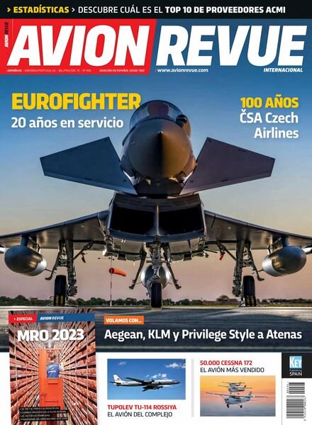 Avion Revue Internacional – Septiembre 2023 Cover