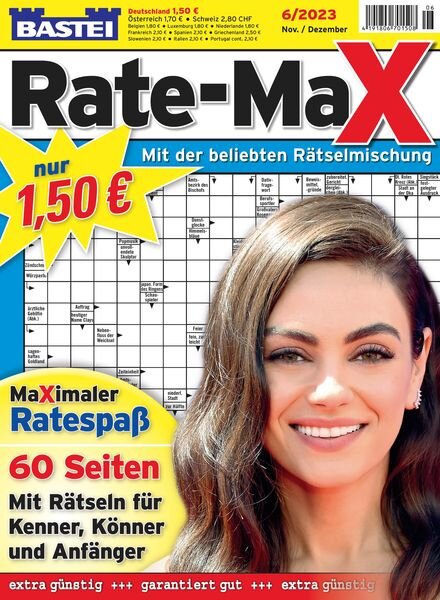 Bastei Rate-Max – November-Dezember 2023 Cover
