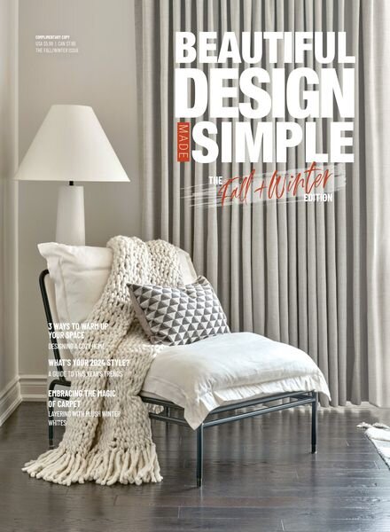 Beautiful Design Made Simple – Fall 2023-Winter 2024 Cover