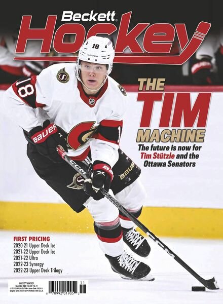 Beckett Hockey – November 2023 Cover