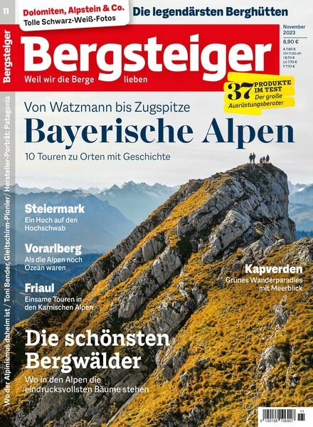 Bergsteiger – November 2023 Cover