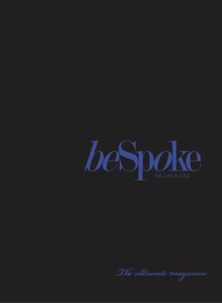 Bespoke the chic and the cool – Issue 18 – 29 September 2023 Cover
