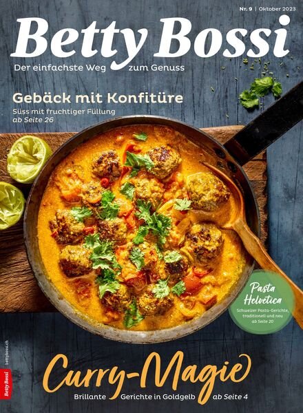 Betty Bossi – Oktober 2023 Cover