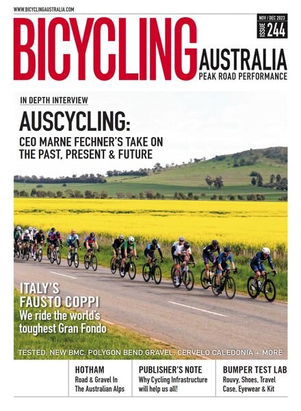 Bicycling Australia – November-December 2023 Cover