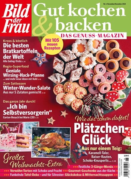 Bild der Frau Gut Kochen & Backen – November-Dezember 2023 Cover