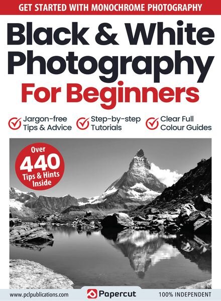 Black & White Photography For Beginners – October 2023 Cover