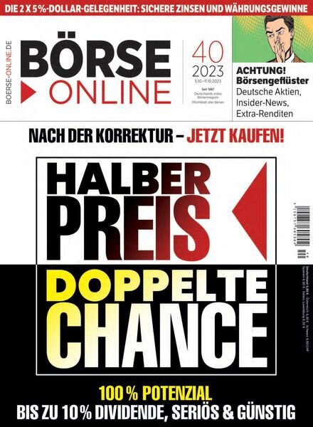 Borse Online – 6 Oktober 2023 Cover