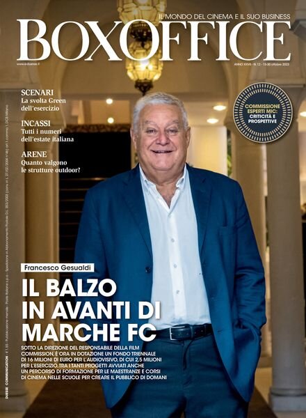 Box Office – Ottobre 2023 Cover