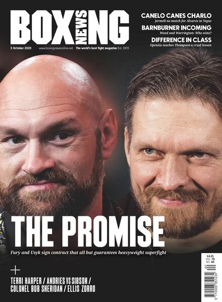 Boxing News – 5 October 2023 Cover