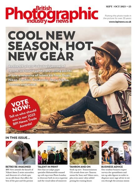 British Photographic Industry News – September-October 2023 Cover
