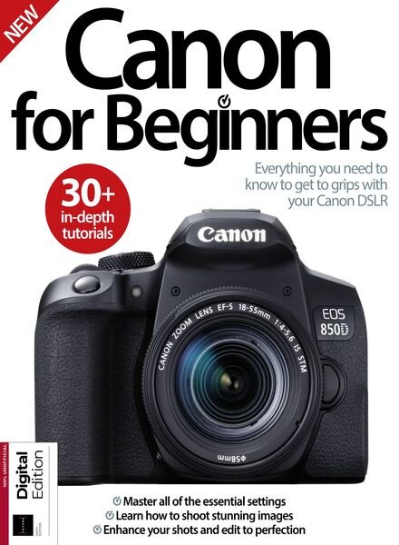 Canon for Beginners – 6th Edition – October 2023 Cover