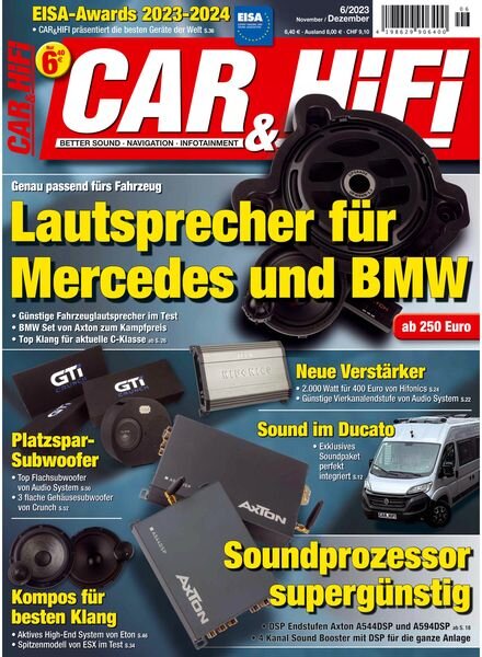 Car & Hifi – November-Dezember 2023 Cover