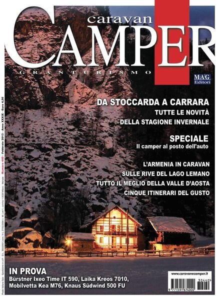 Caravan e Camper Granturismo – Febbraio 2013 Cover