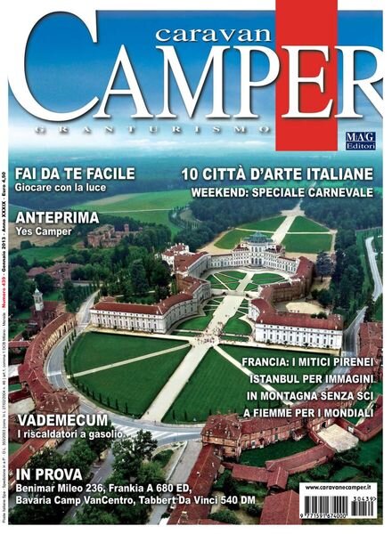 Caravan e Camper Granturismo – Gennaio 2013 Cover
