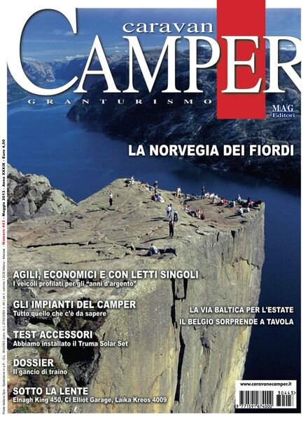 Caravan e Camper Granturismo – Maggio 2013 Cover