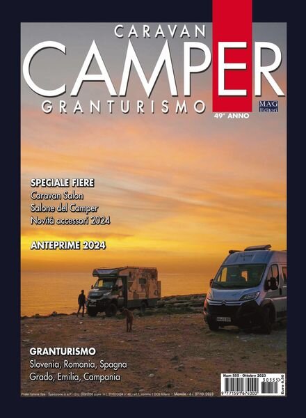 Caravan e Camper Granturismo – Ottobre 2023 Cover