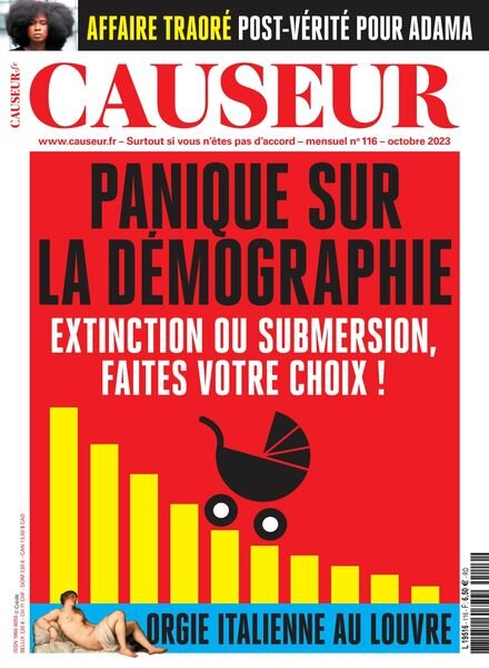 Causeur – Octobre 2023 Cover