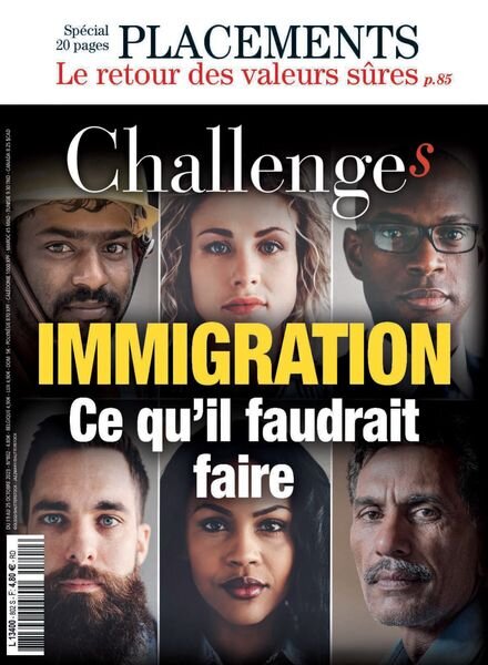 Challenges – 19 Octobre 2023 Cover